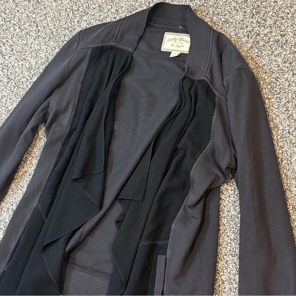 Lucky Brand Black and Gray Women's Blazer - Picture 3 of 7